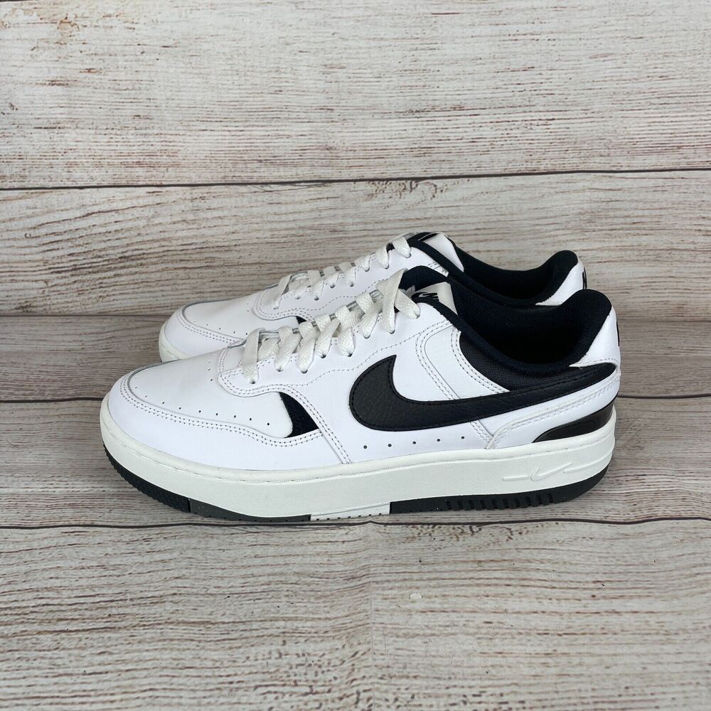 Nike GAMMA FORCE Womens Sz 9.5 White Black DX9176-100 Sneakers Shoes - Picture 6 of 9